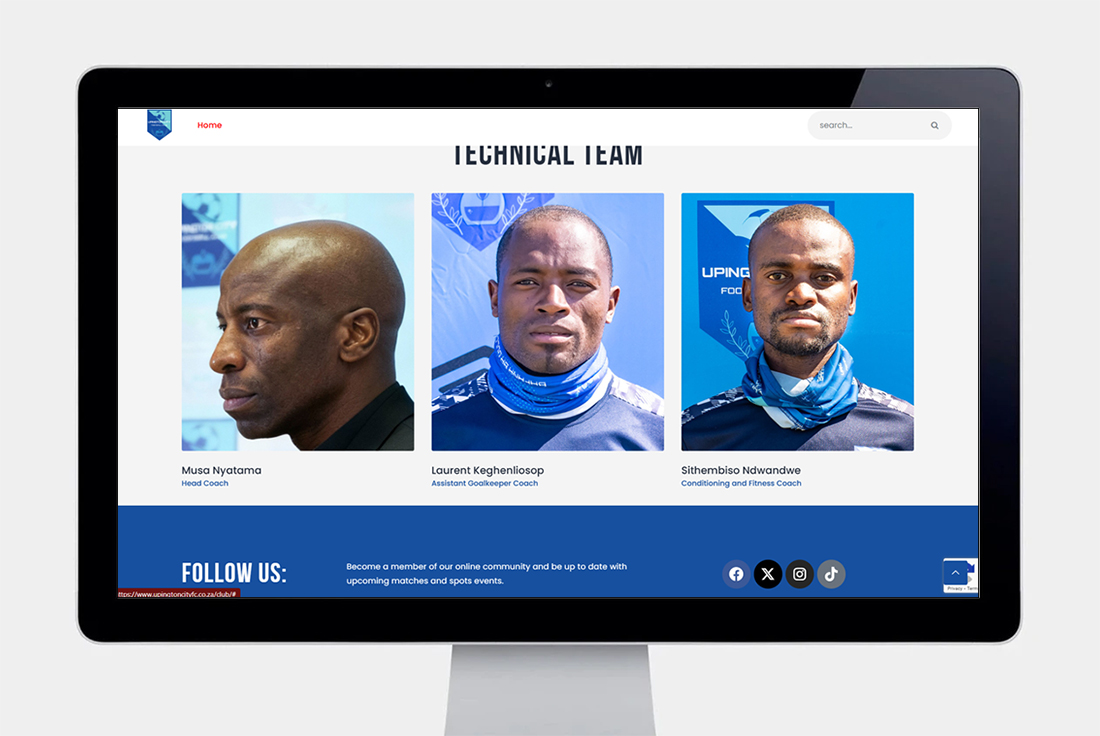 Upington City FC Website